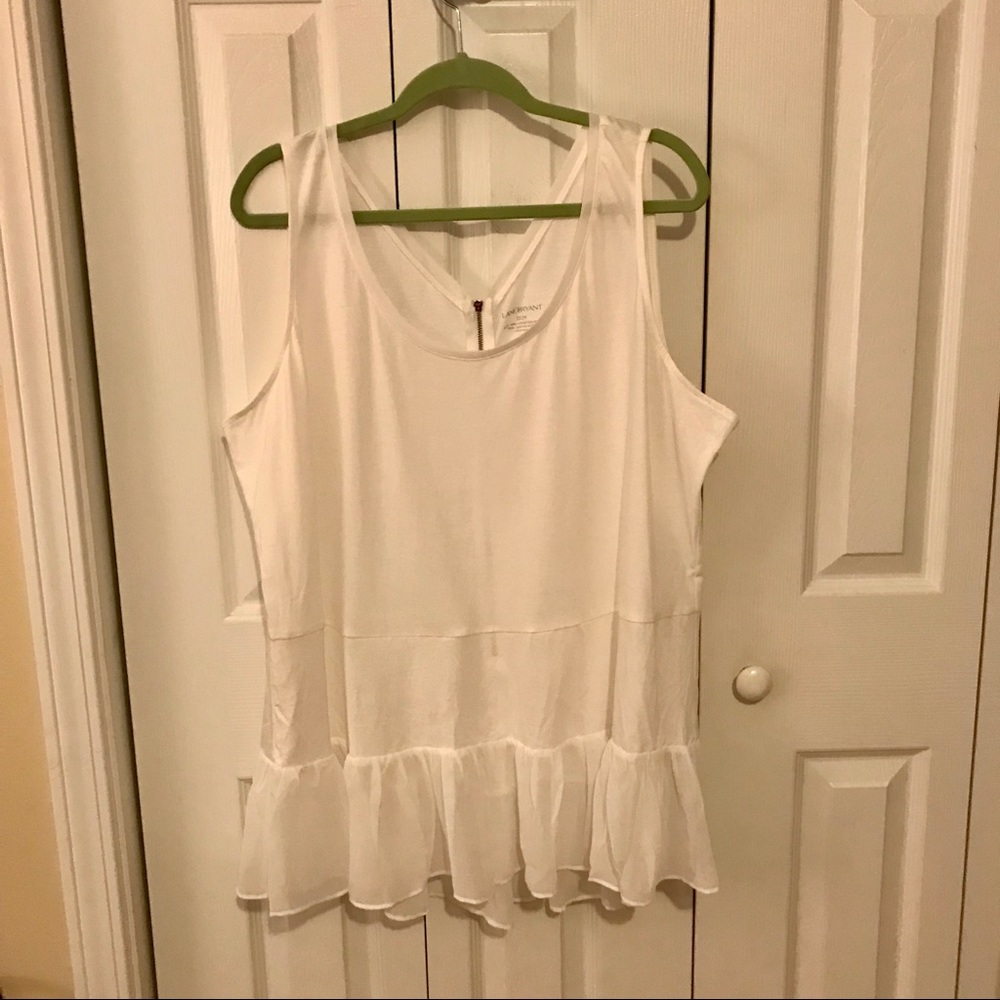Lane Bryant . Plus size 22-24 sleeveless tank.